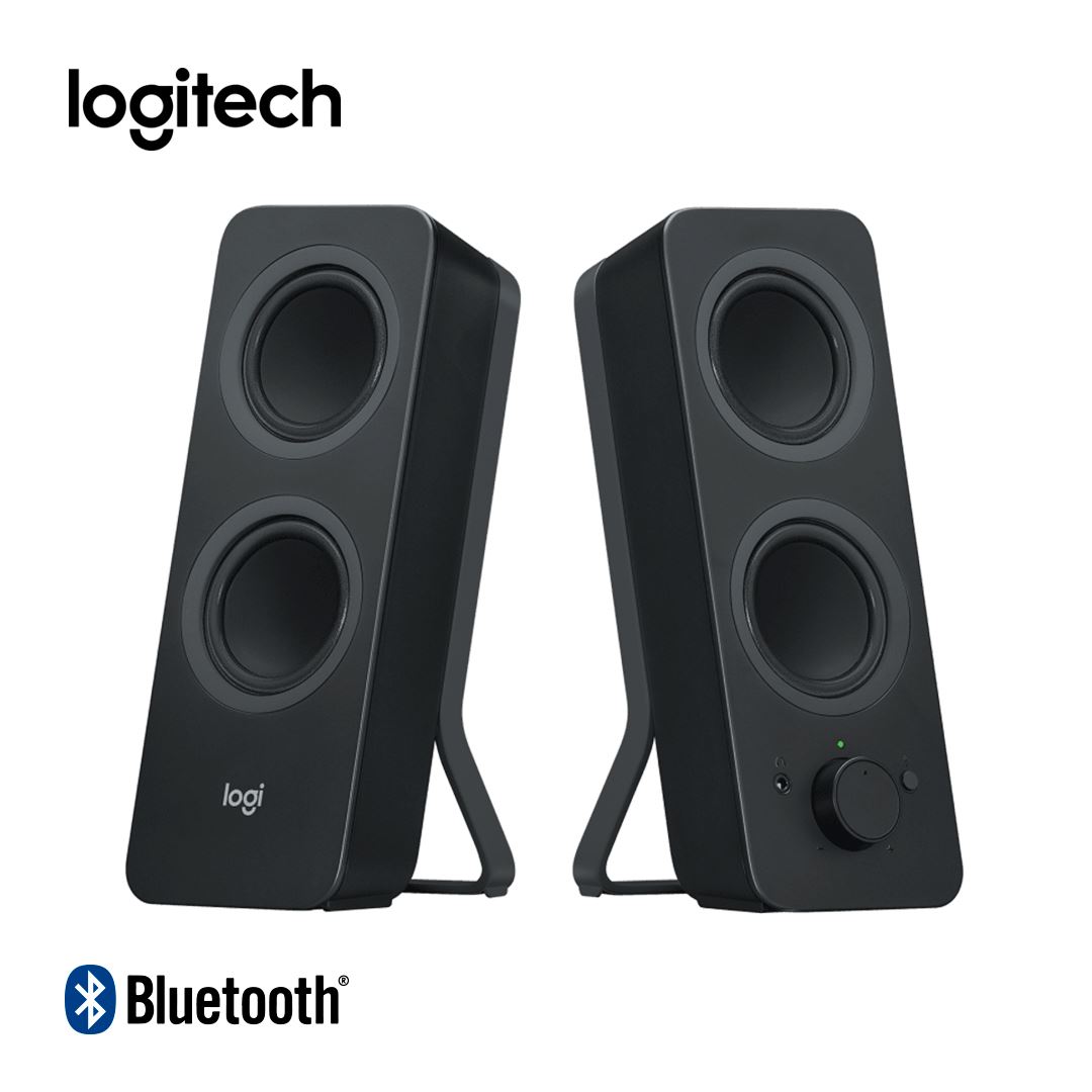 Parlante Logitech Estereo Z207 Bluetooth Para PC USB-A Negro